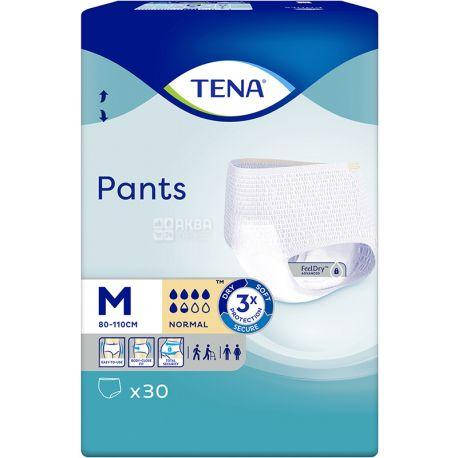 

Трусы для взрослых впитывающие 5.5 капель (1010 мл) , TENA pants normal размер М 30 шт.