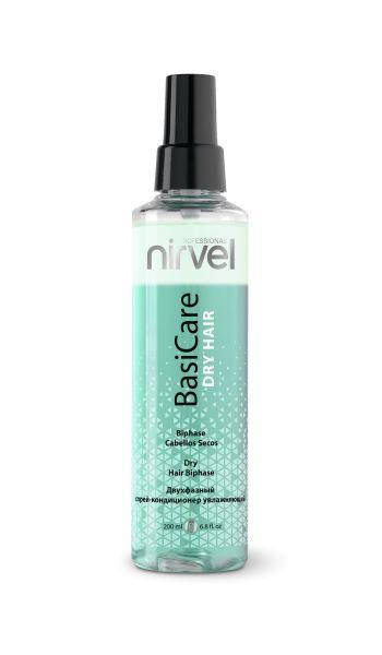 

Nirvel. BasiCare Dry Hair Biphase. Несмываемый двухфазный кондиционер, 200 мл.