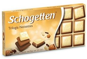 

Шоколад Schogetten Trilogia Noisetten 100 г.