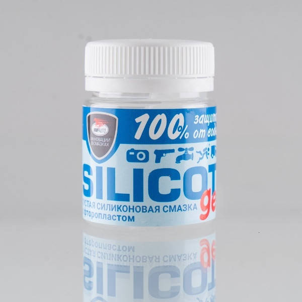 

Смазка силиконовая Silicot Gel 40 г. банка в пакете VMPAUTO