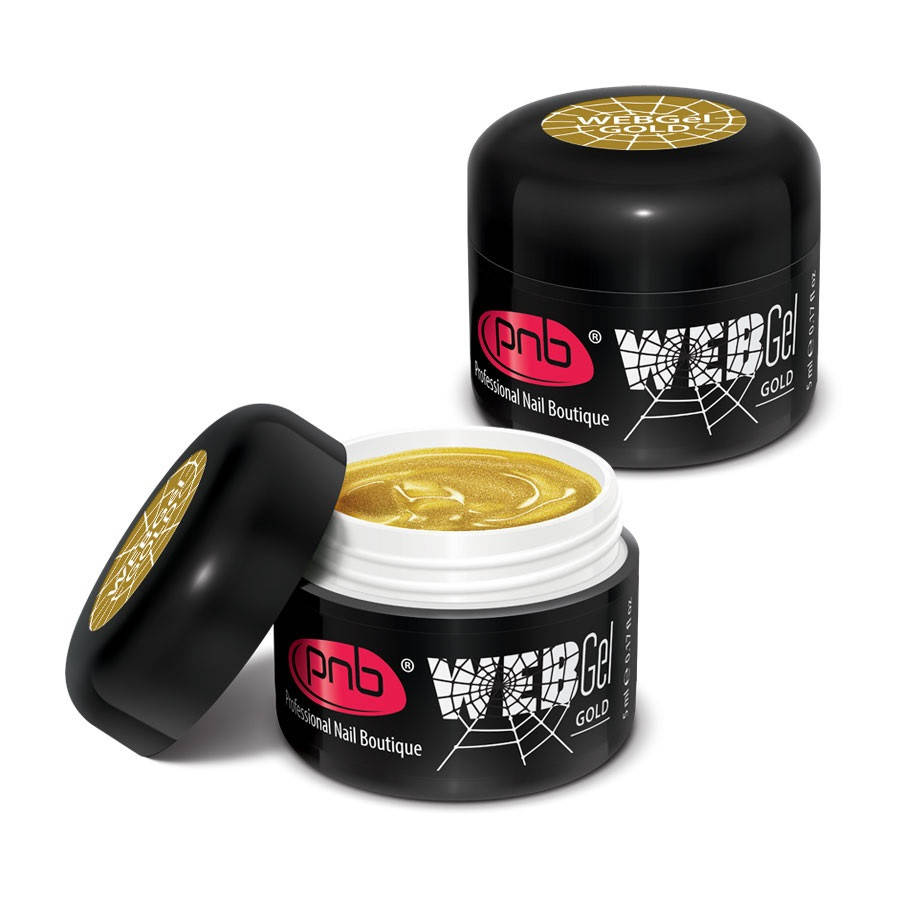 

Гель-паутинка Золото PNB / UV/LED WebGel Gold, 5 ml