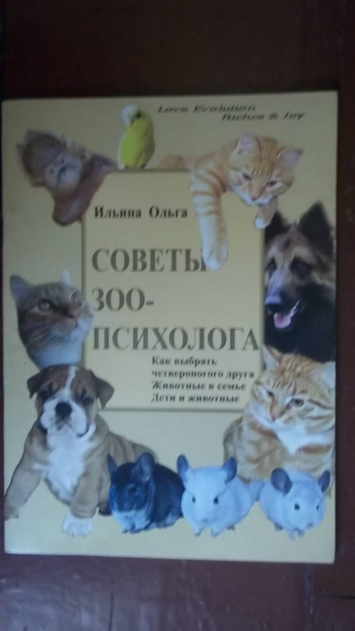 

Ильина О Советы зоопсихолога