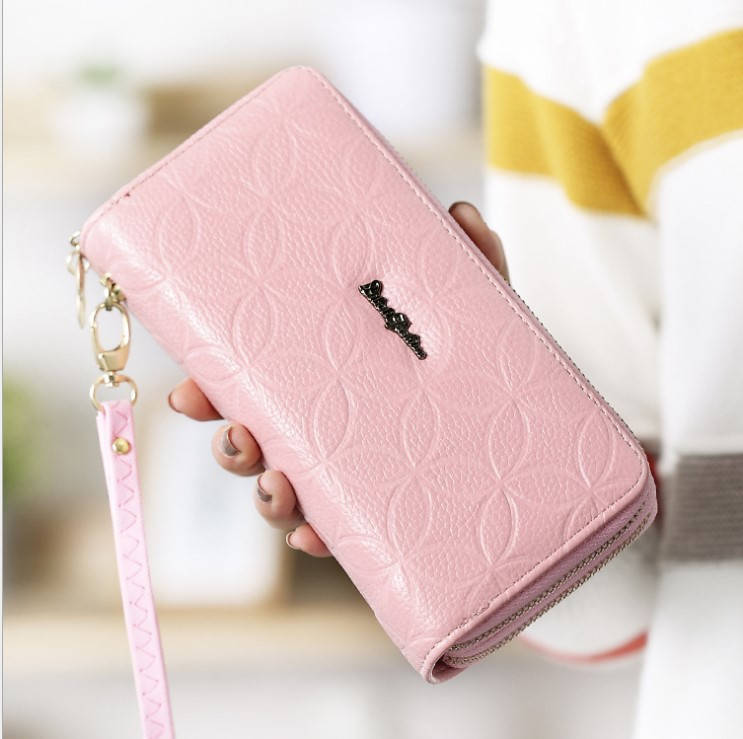 

2246 Женский кошелек высококачественная эко кожа пудра