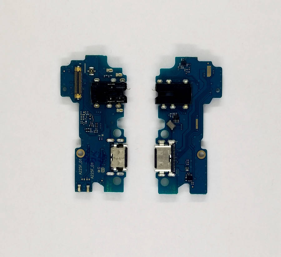 

Нижняя плата для Samsung A22 (SM-A225) (коннектор зарядки, handsfree 3.5 mm, микрофон)