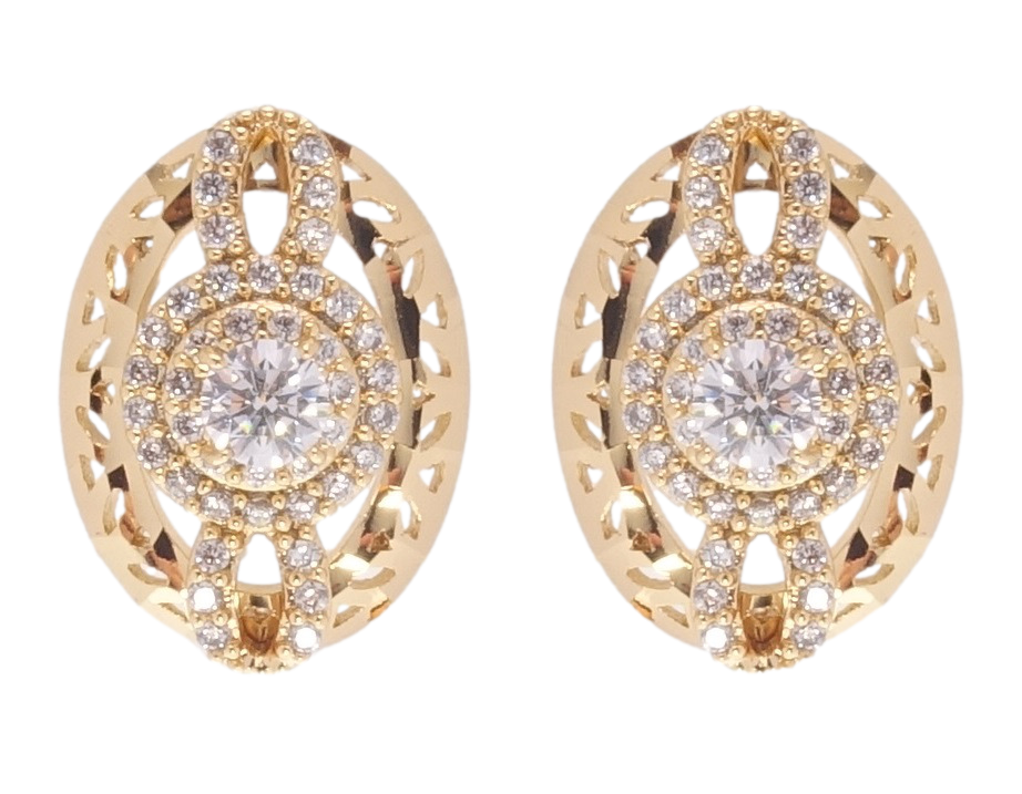 

Серьги Xuping Позолота 18K гвоздики (пусеты) "Инкрустация цирконием"