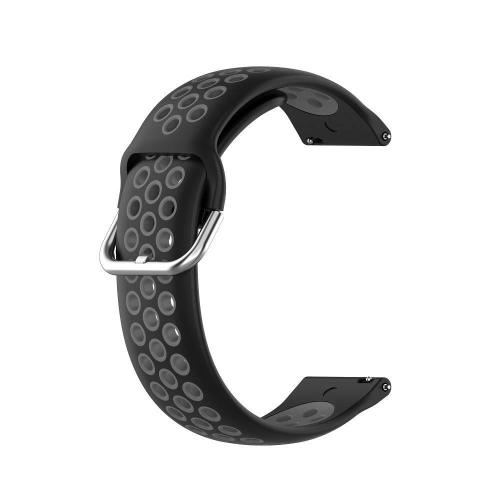 

Спортивный силиконовый ремешок для часов Xiaomi Amazfit Bip 20мм Black-Grey