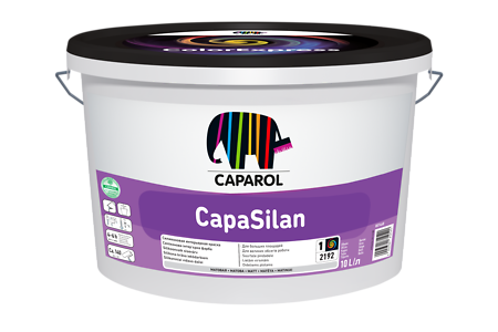 

CapaSilan силиконовая интерьерная краска 2.5л, Белый