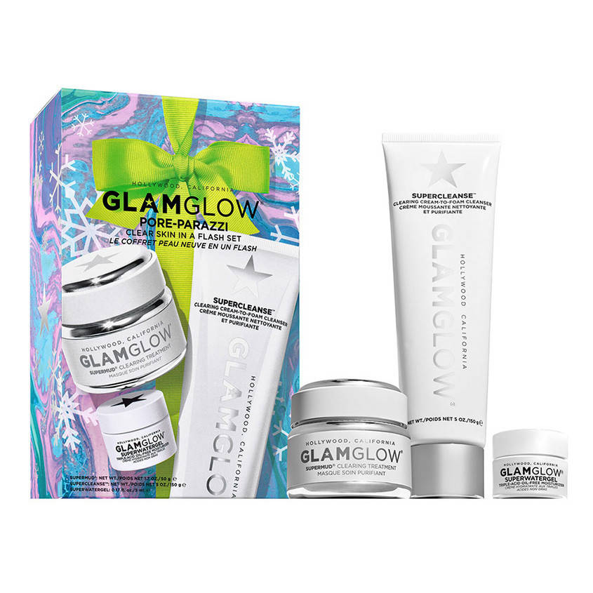 

Набор Glamglow Pore-Parazzi (Supermud + Supercleanse + Superwatergel)