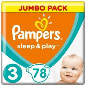 

Подгузники Pampers Sleep&Play Midi 3 (4-9 кг) 78 шт.
