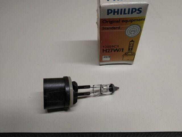 

Лампа PHILIPS H27W/1 12V 27W PG13 (12059)