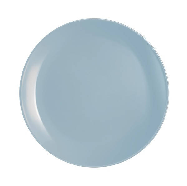 

Тарелка обеденная Luminarc Diwali Light Blue круглая без борта d25 см стеклокерамика (2610P), Голубой