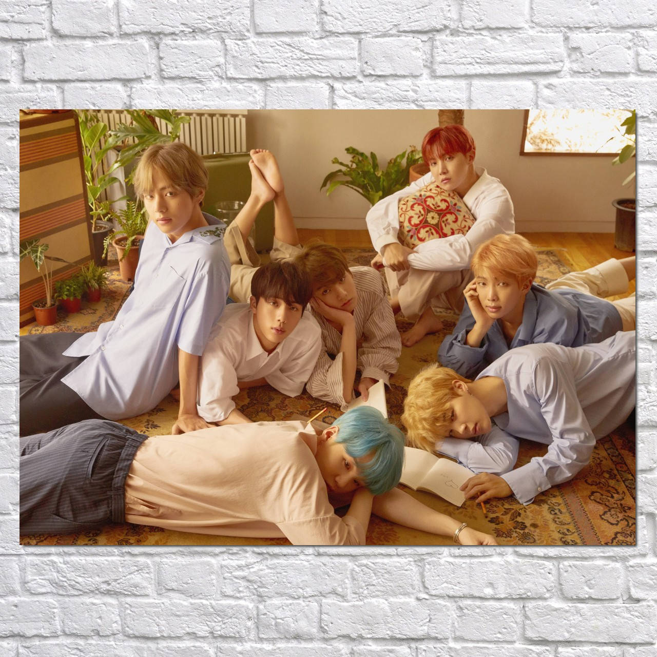 

Плакат "БТС, Bangtan Boys, BTS" (артикул 1601) 75, Матовая, 106