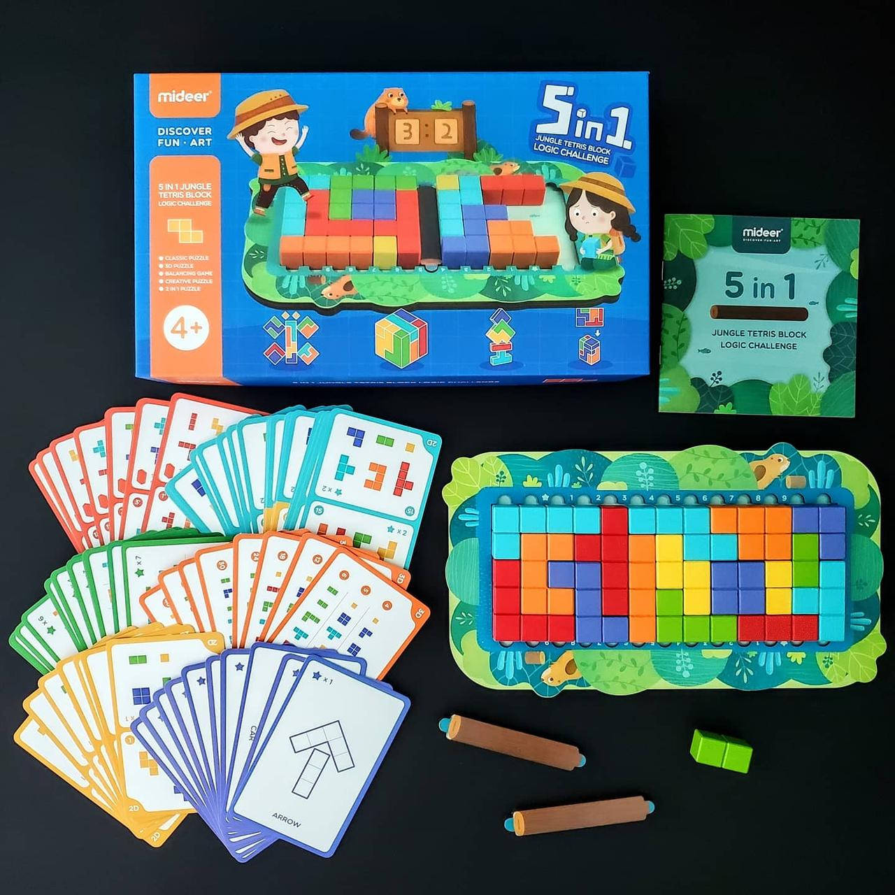 

Набор логических деревянных игр 5 в 1 Mideer Toys