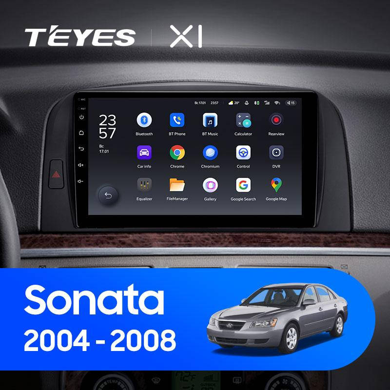 

Штатная магнитола Teyes X1 Hyundai Sonata NF (2004 - 2008)