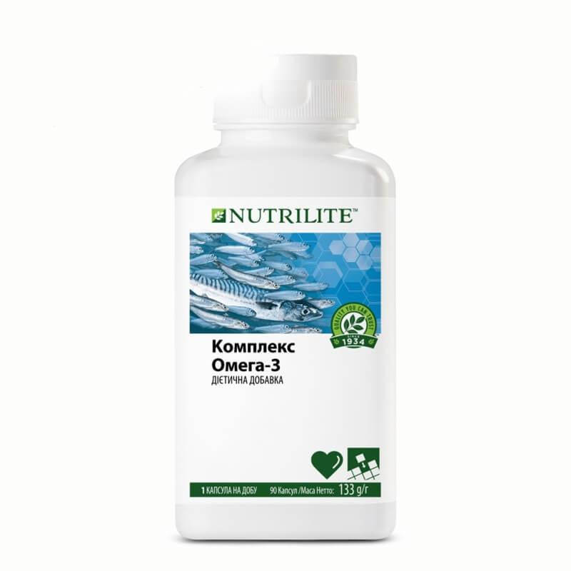 

Комплекс витаминов Омега-3 диетическая добавка на основе рыбьего жир NUTRILITE™