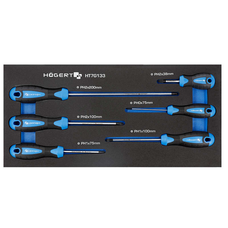 

Набор отверток, 6 шт HOGERT HT7G133