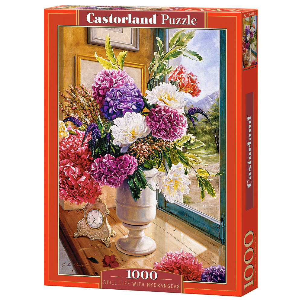 

Пазл "Натюрморт с гортензиями", 1000 элементов Castorland (5904438104444)