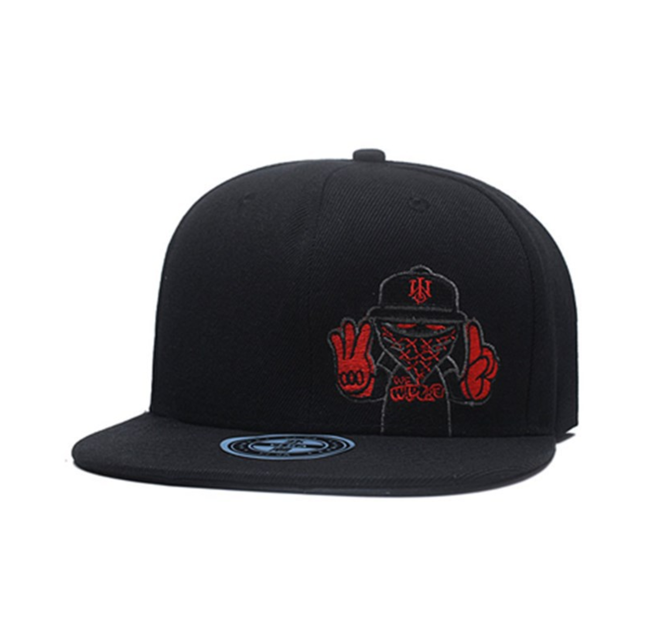 

Кепка c прямым козырьком M&JJ CAYLER Черный-красный 16202