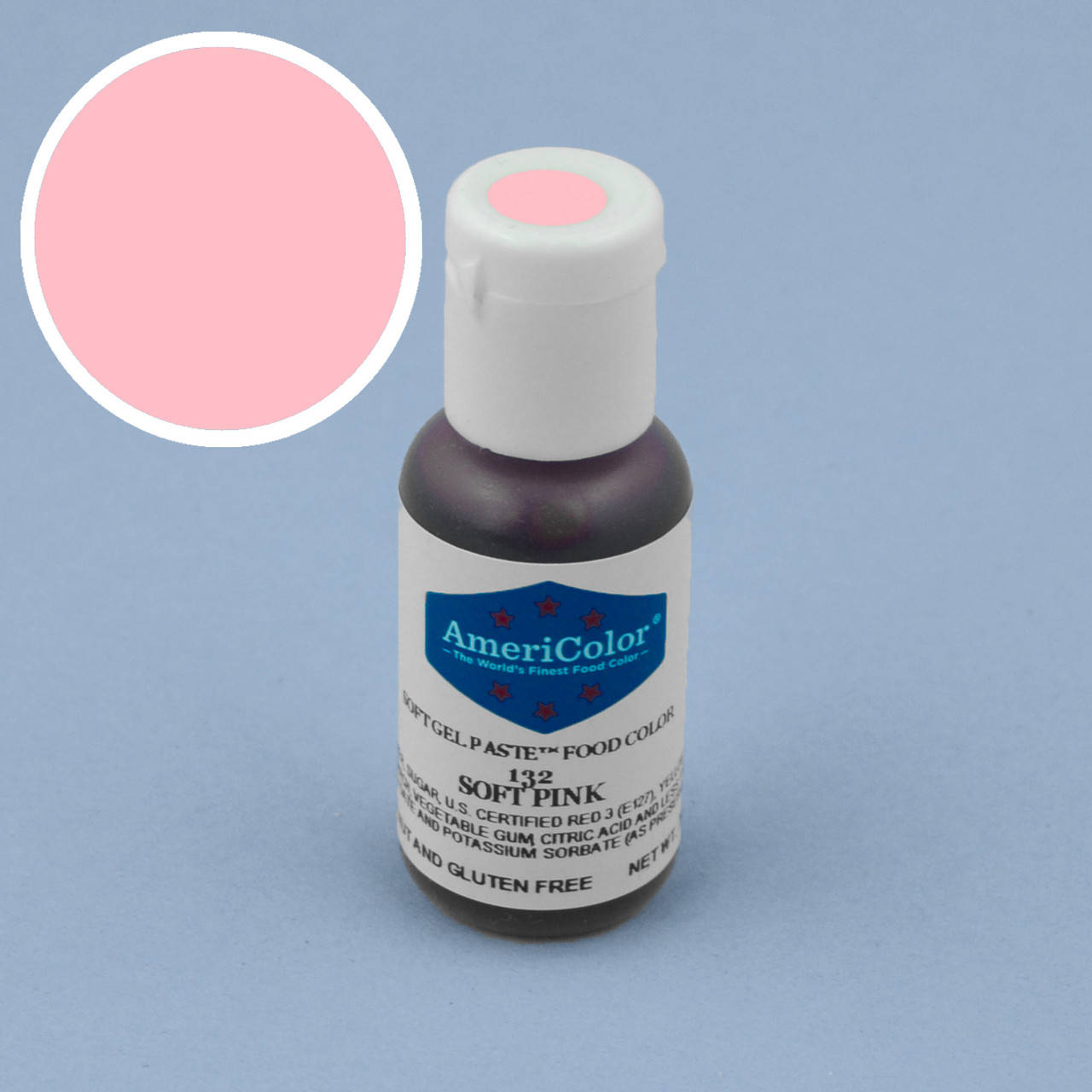 

Гелевая краска AmeriColor Нежно-розовый/Soft Pink 21 гр