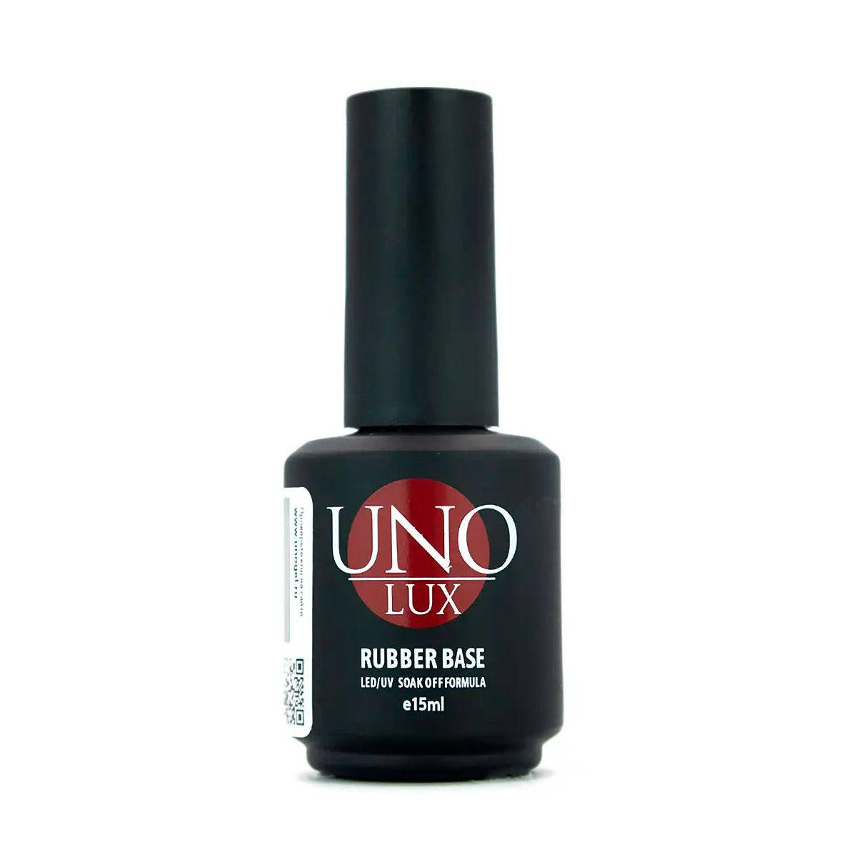 

База для гель-лака UNO Lux Rubber Base, 15 мл