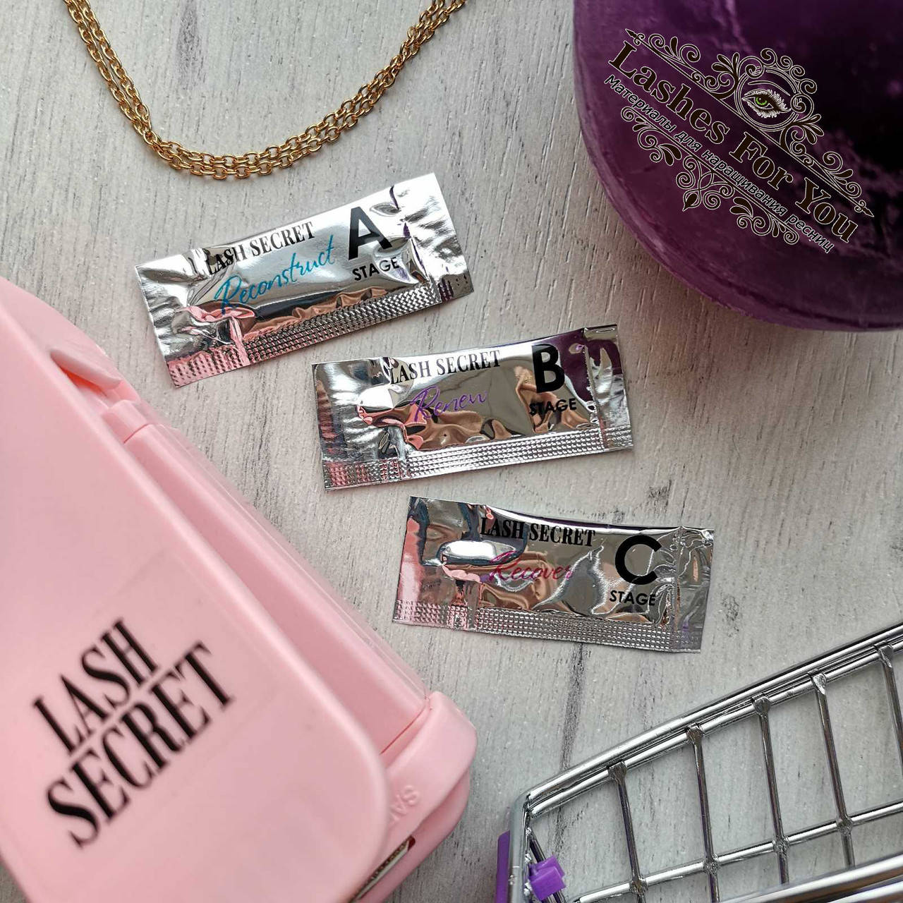

Набор LASH SECRET Restart A,B,C для ламинирования ресниц (3 шт)
