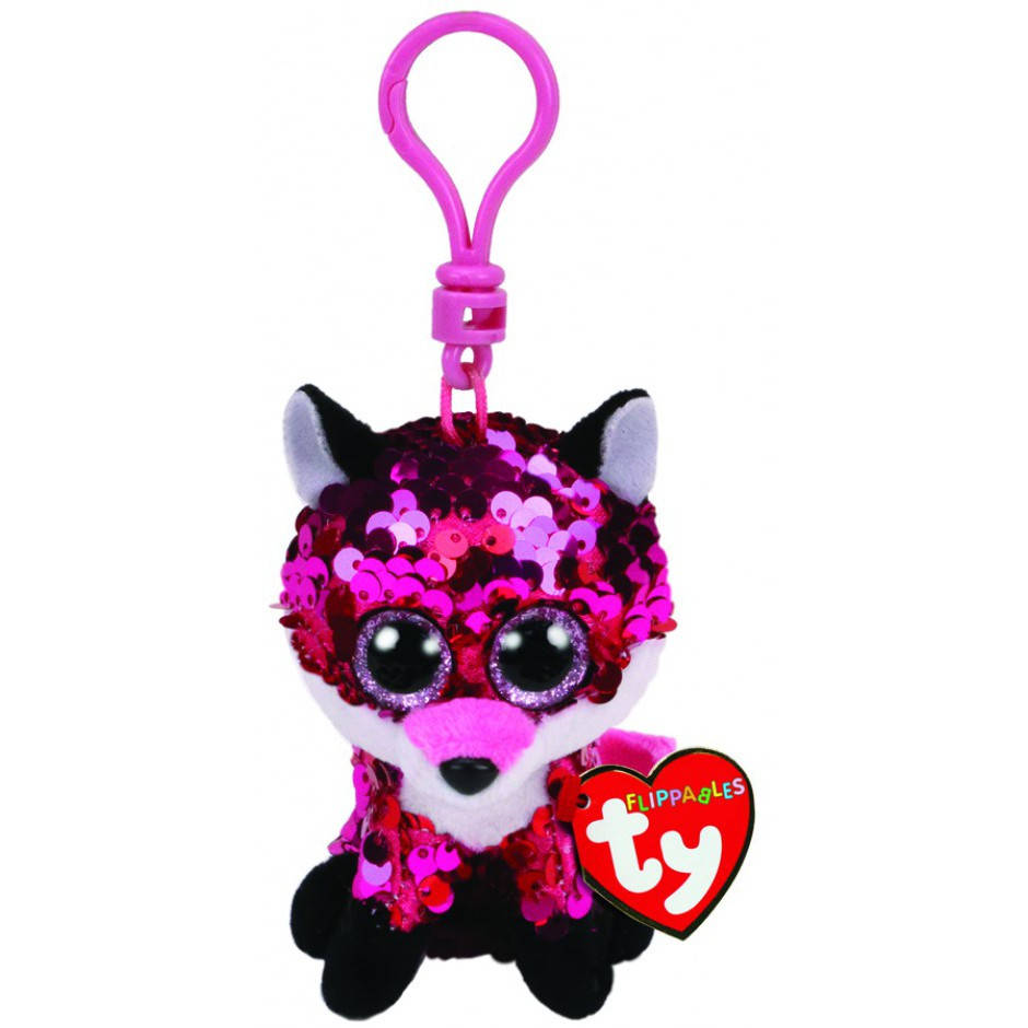 

TY FLIPPABLES 35303 Лисенок "JEWEL" 12см, Красный