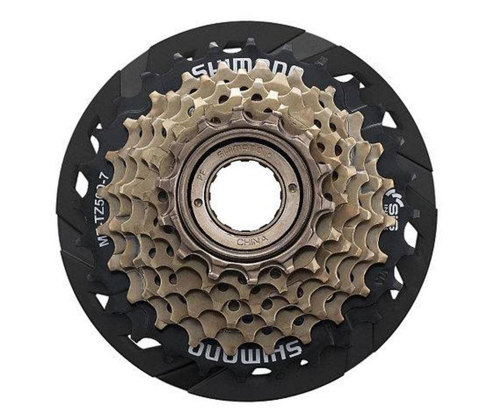 

Трещотка велосипедная Shimano MF-TZ500-7 14-28 зубьев, 7-звезд c защитой