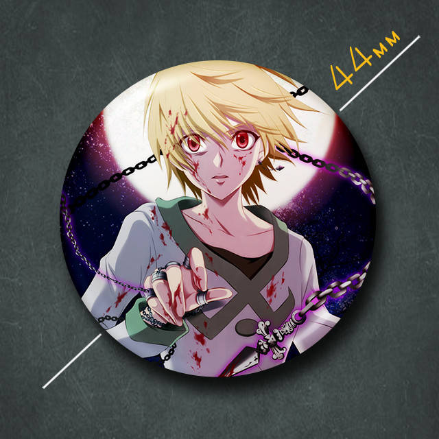 

"Курапика (Хантер х Хантер / Hunter × Hunter)" значок круглый на булавке Ø44 мм