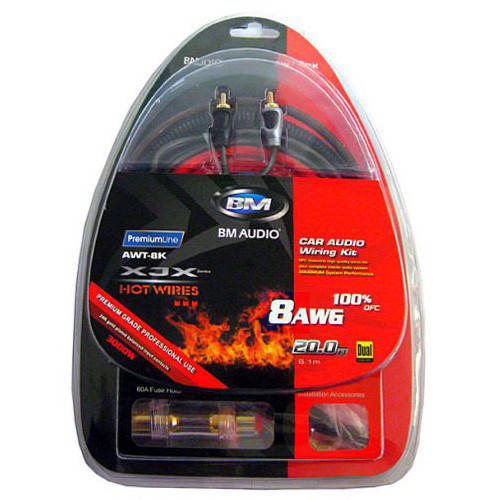 

Комплект проводов для 2-канального усилителя/сабвуфера Boschmann AWT-8K