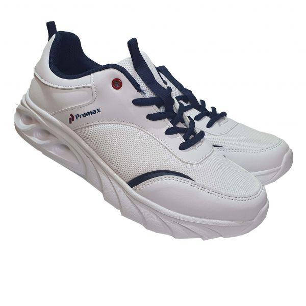 

Кроссовки Promax белые с темно-синими вставками (120) 37