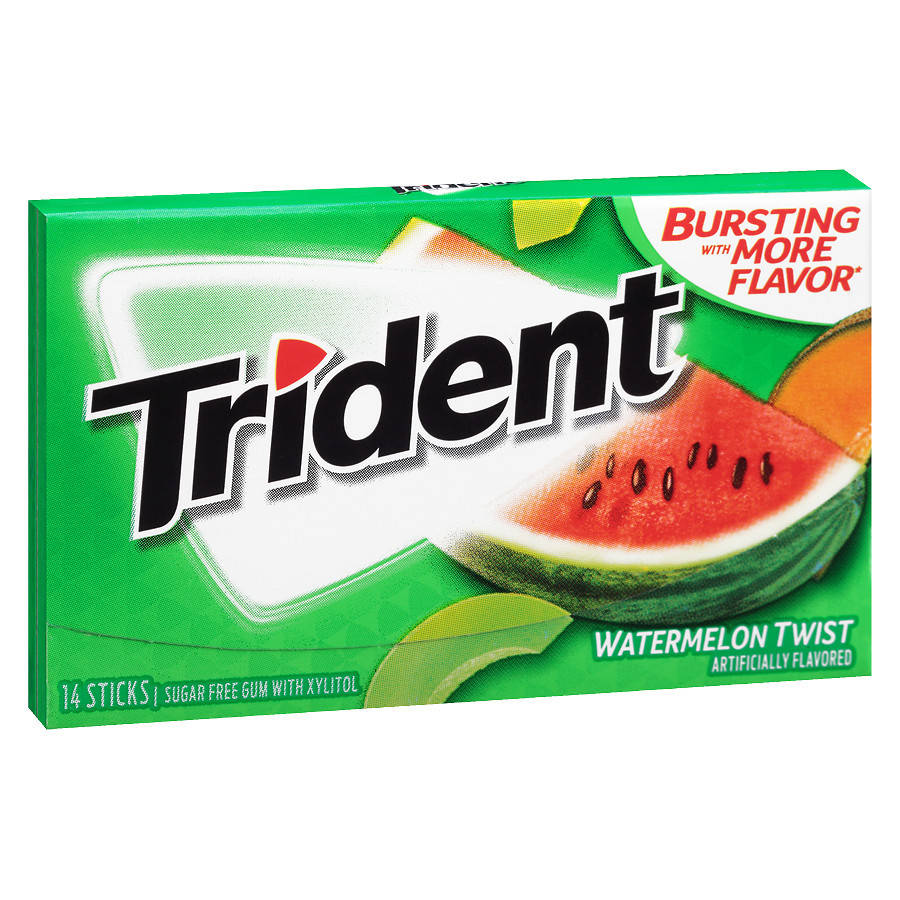 

Жвачки Trident Watermelon 14 sticks