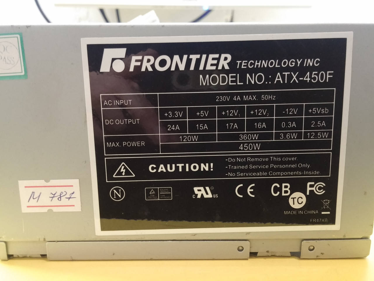 

Блок питания FRONTIER ATX-450F 450W 120 FAN 6pin
