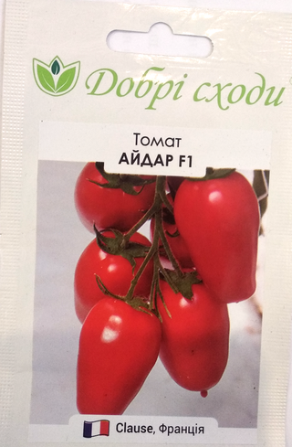 

Семена томата Айдар F1 5шт ТМ ДОБРІ СХОДИ
