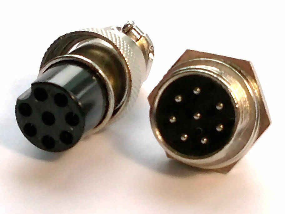 

Разъем 8 контактный (8 pin) пара, оптом от 10 шт.