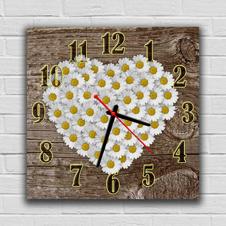 

Квадратные настенные часы IdeaX Любовь, 30х30 см