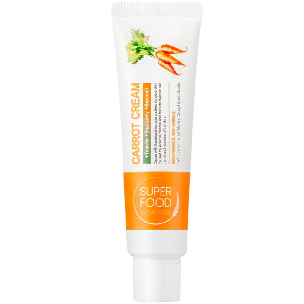 

Питательный крем для лица с морковью Farmstay Superfood Carrot Cream 60 г