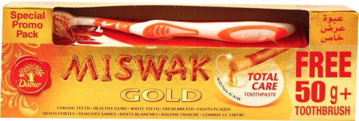 

Зубная паста Dabur Miswak Gold 120 + 50 г + Щетка
