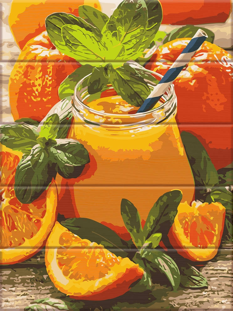 

Картина по номерам на дереве ArtStory Мандариновый джем (ASW114) 30 х 40 см