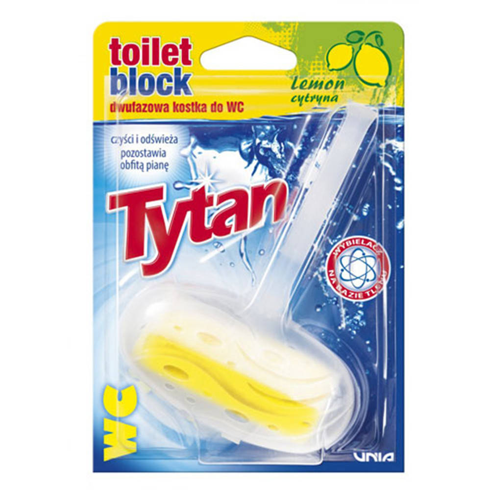 

Ароматизированный блок для туалета Tytan Лимон, 40 г