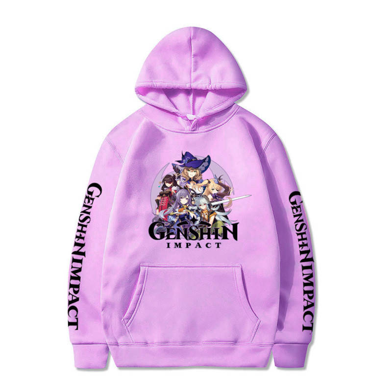 

Толстовка Геншин Импакт Genshin Impact Фиолетовая S (15432), Фиолетовый