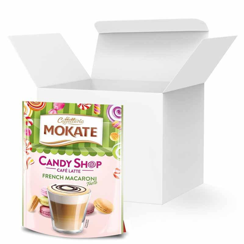 

Капучино Mokate Caffetteria Candy Shop Cafe Latte French Macaroni 110г*10 шт