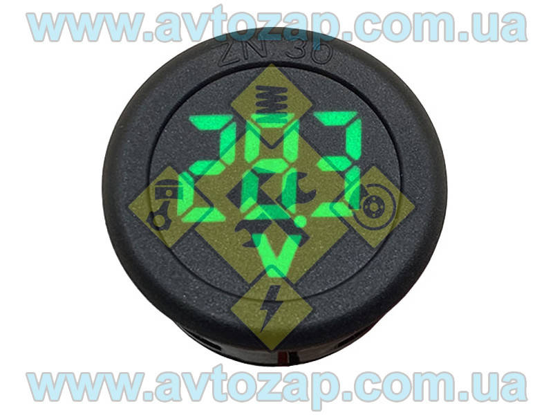 

Вольтметр цифровой 5-100V врезной круглый зеленый V5-100-З, Зелёный