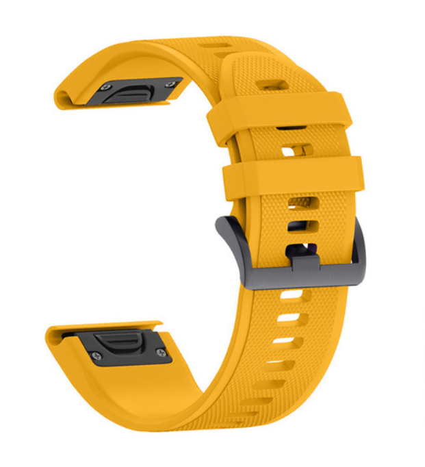 

Силиконовый ремешок Primo для часов Garmin Fenix 3 / 3HR / Fenix 5X / 6X - Yellow