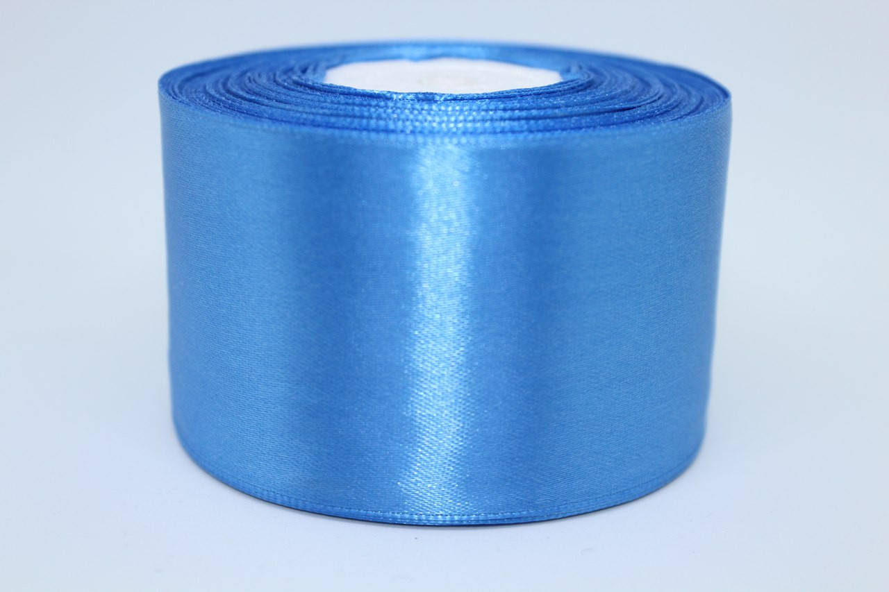 

Лента атласная 5 см, синяя №121