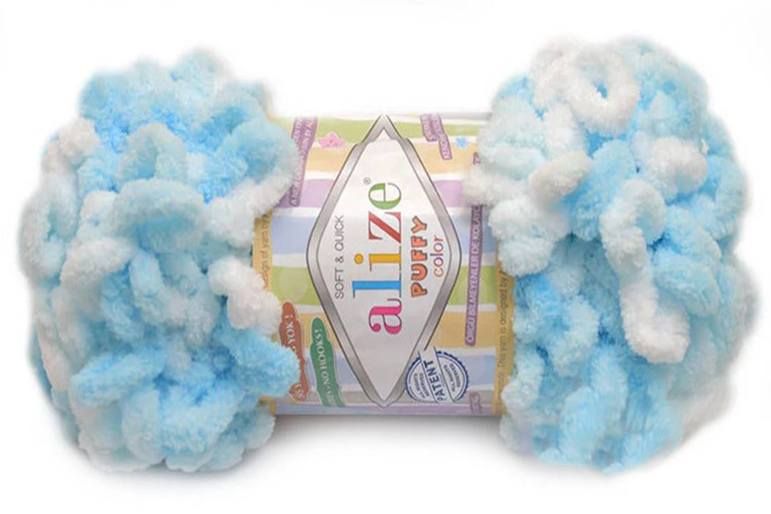 

Alize Puffy Color, №5924, Секционное крашение