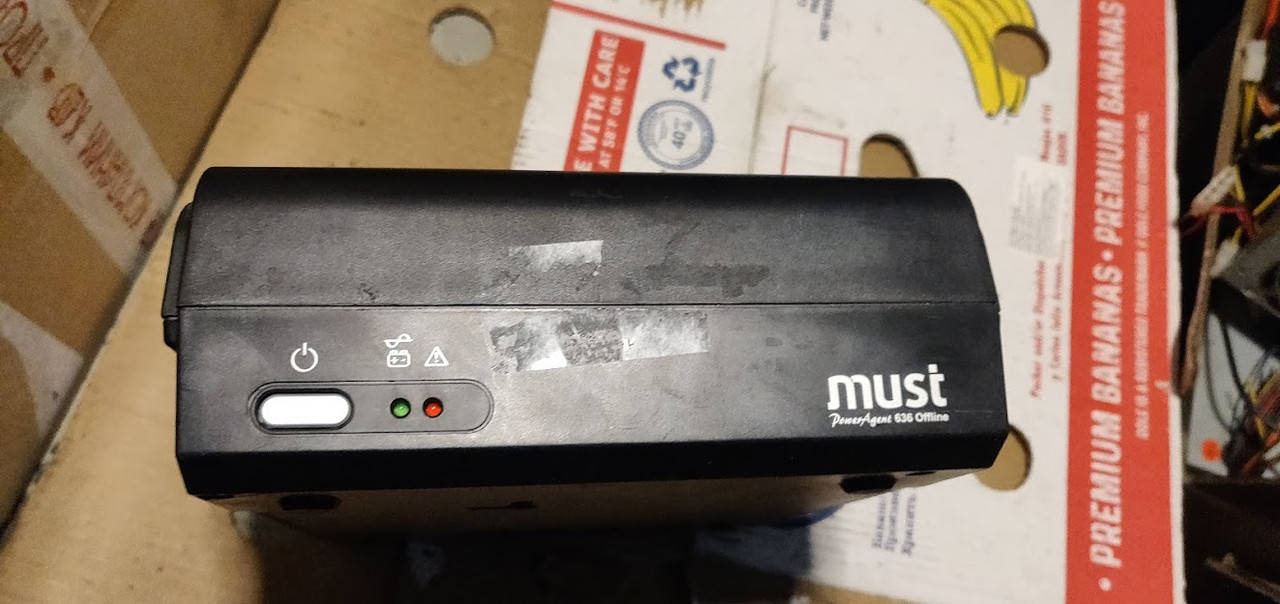 

ИБП Бесперебойник UPS 600 VA / ВА Mustek Must PowerAgent 636 Offline № 220501