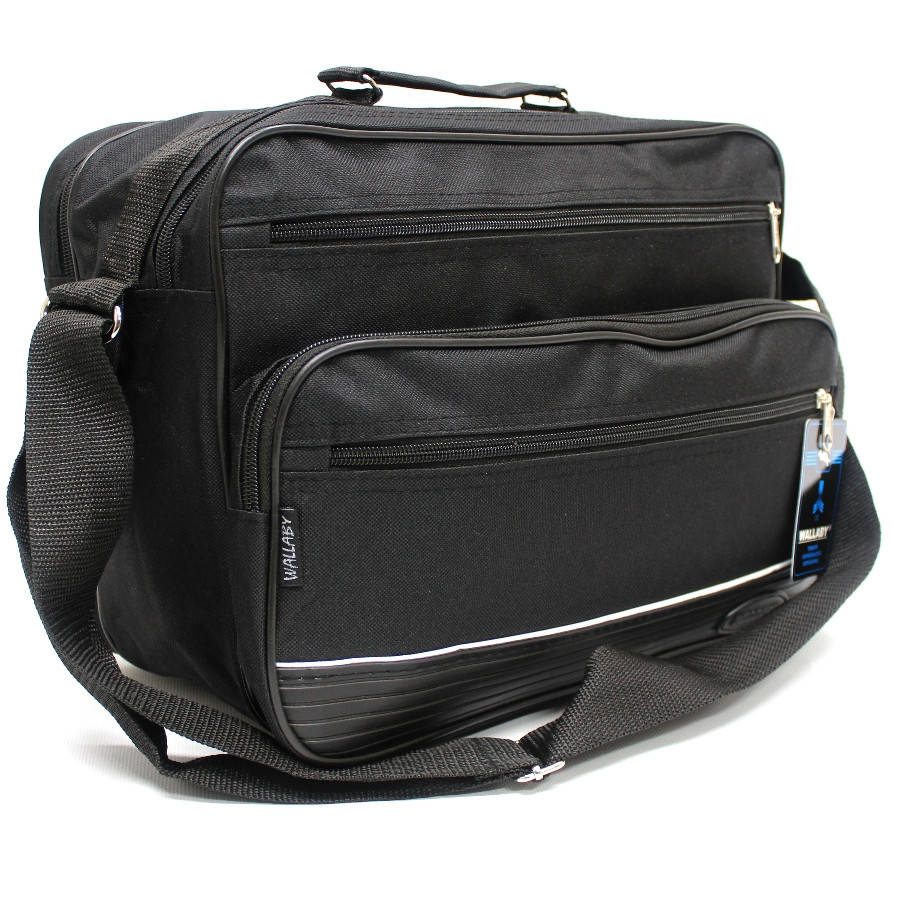 

Міцна чоловіча сумка через плече Wallaby 2650, Черный