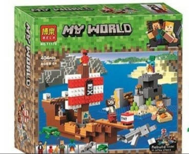 

Конструктор My World " Приключения на пиратском корабле " 404 детали