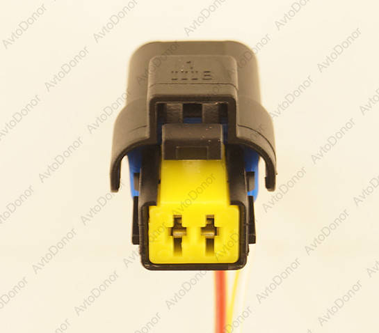 

Разъем автомобильный 2-пин/контактный. Мама. 13×9 мм. НОВЫЙ