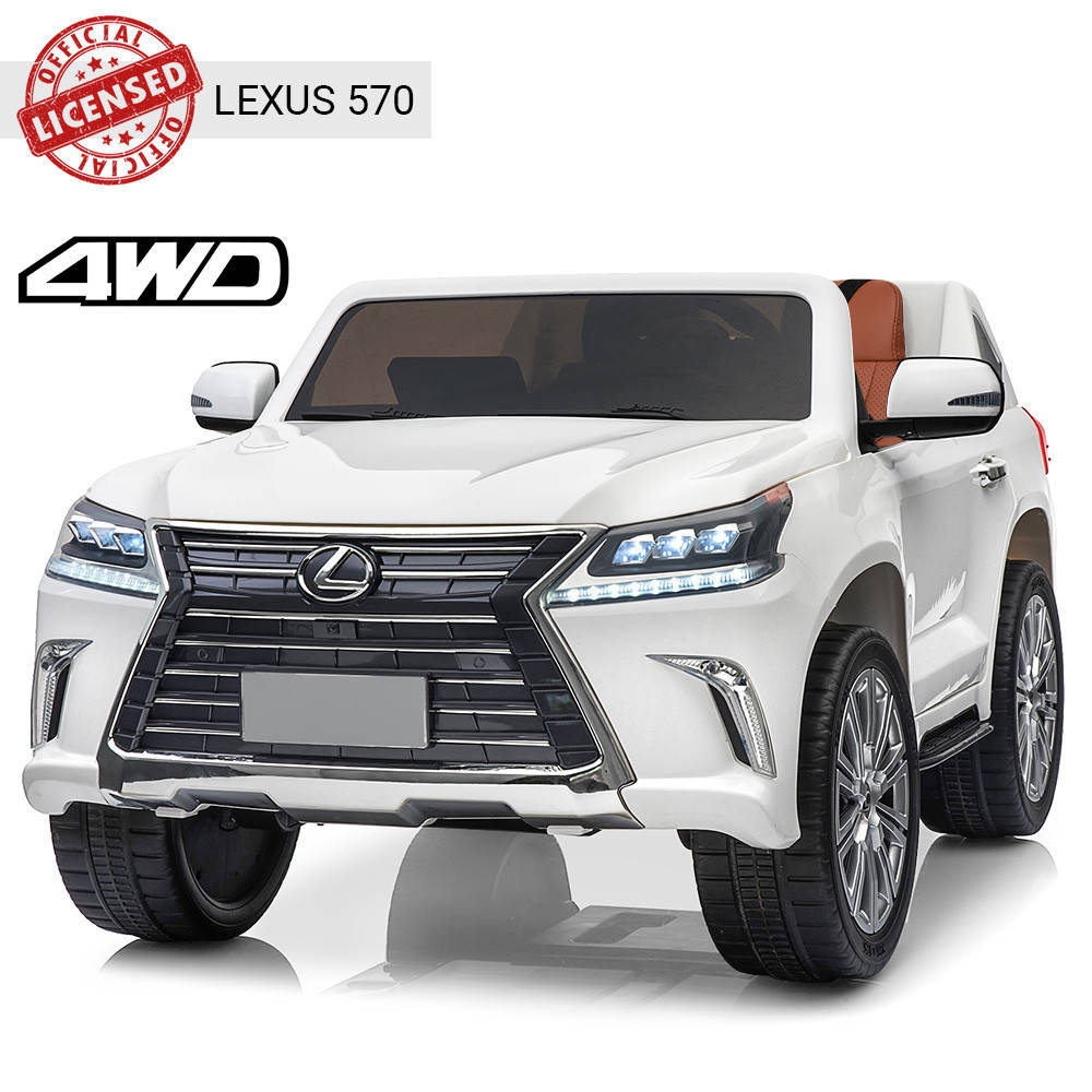 

Детский электромобиль Джип Лексус Bambi (M 3906EBLR) Lexus 570 полноприводный Белый